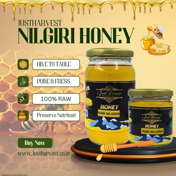 Buy Justharvest Raw Nilgiris honey online