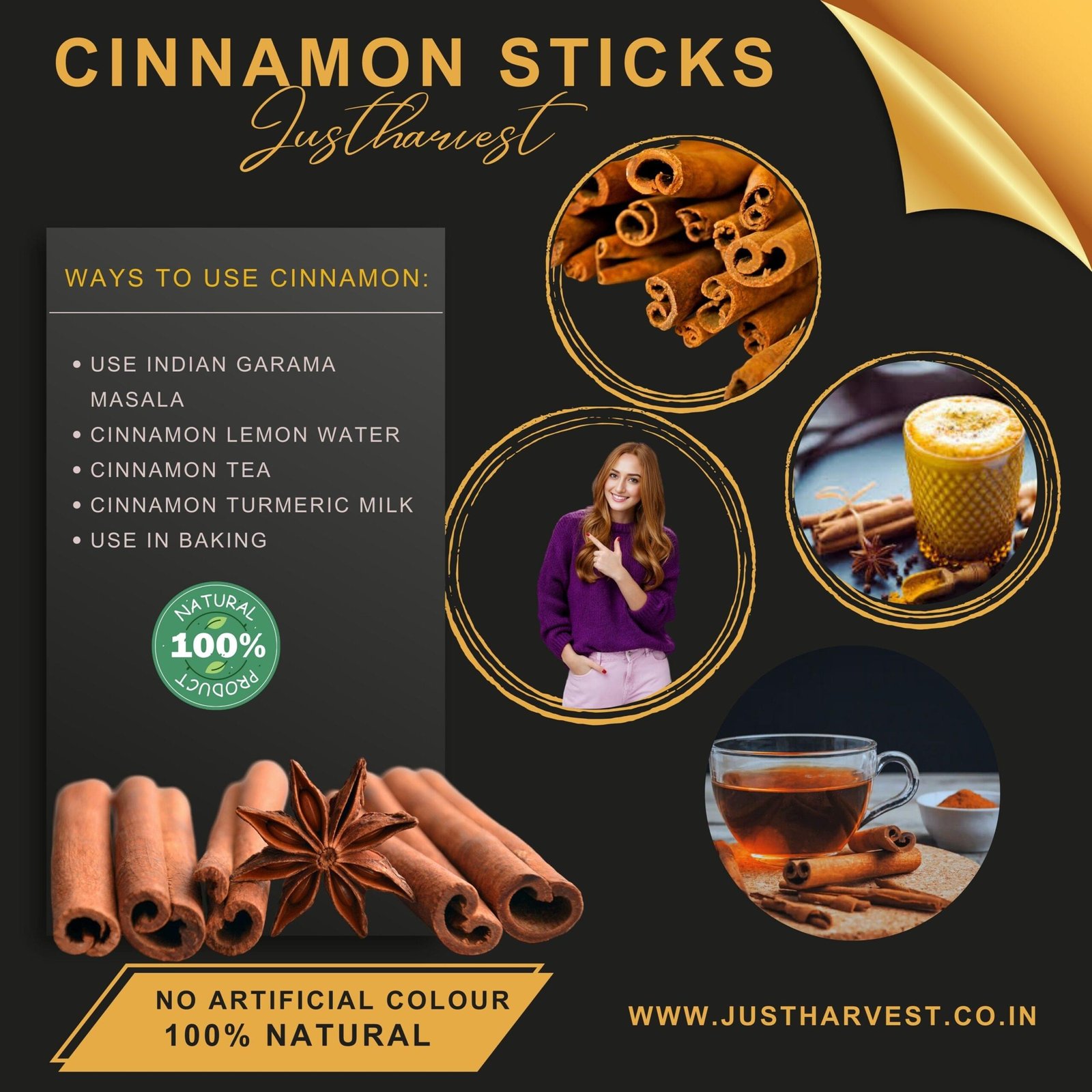 Cinnamon whole